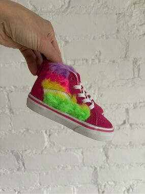 VANS Rainbow Fur SK-8 Hi Baby Sneakers